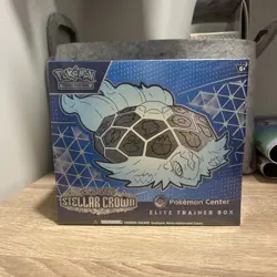 Stellar Crown Pokemon Center Elite Trainer Box ETB Scarlet & Violet Sealed - Image 1