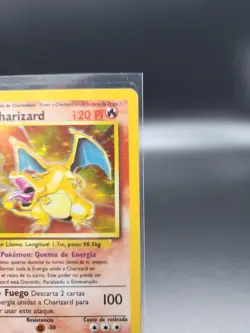 Pokemon 1999 SPANISH Base Set Charizard Holo 4/102 RARE - Image 3