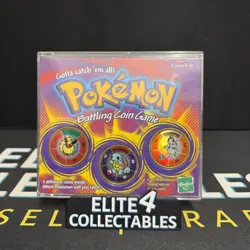 Pokemon Battling Coin Game - Flareon, Squirtle, Machop - Image 1