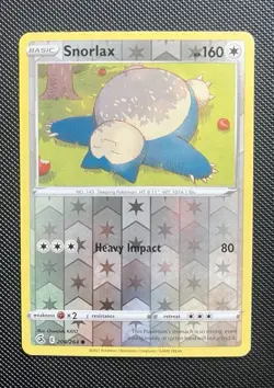 Snorlax Lot - Reverse Holo - Near Mint - Rare - Pokemon TCG - Image 3