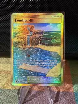 Pokemon TCG Brooklet Hill SV88/SV94 Hidden Fates Set Shiny Vault Secret Rare - Image 1