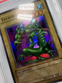 2002 YU-GI-OH! McDONALD'S #006 TAKRIMINOS PSA 10 - Super Rare Vintage - Image 3