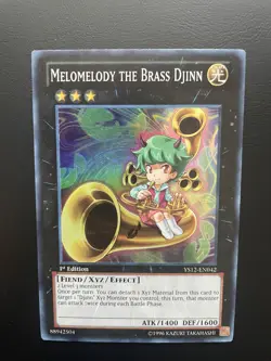 Yugioh Melomelody The Brass Djinn YS12-EN042 1st Edition Super Rare NM/LP - Image 1