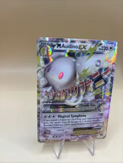 Pokemon M Audino EX Mega 85/124 Fates Collide Ultra Rare Holo Card 2016 - Image 3