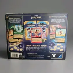 Disney Lorcana Trading Card Game 2 Decks 4 Booster Packs 1 Promo Card Sealed - Image 2