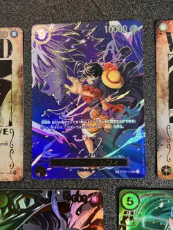 7 Set OP13 Special Parallel Luffy,Sabo,Ace ONE PIECE CARD GAME Japanese - Image 3