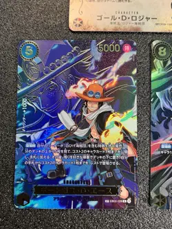 7 Set OP13 Special Parallel Luffy,Sabo,Ace ONE PIECE CARD GAME Japanese - Image 5