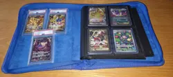Huge Pokemon TCG Bundle - 3 X PSA 10 Graded Cards, 72 cards & Toploader Binder - Image 1