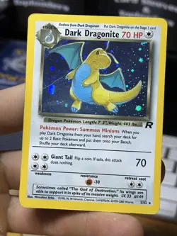 #2 Dark Dragonite 5/82 Team Rocket 2000 Holo Rare WOTC Pokemon Card TCG - Image 3