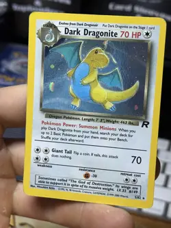 #2 Dark Dragonite 5/82 Team Rocket 2000 Holo Rare WOTC Pokemon Card TCG - Image 5