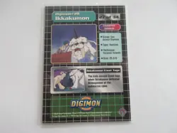 Ikakkumon 1999 Upper Deck Digimon Card NM - Image 2