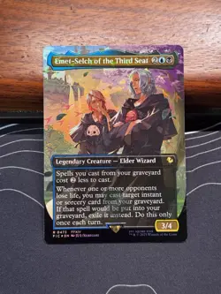 Emet-Selch of the Third Seat - Chocobo Track Foil - Final Fantasy MTG - FIN #473 - Image 1