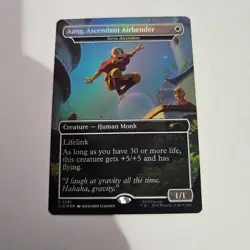 Aang, Ascendant Airbender - Serra Ascendant (Rainbow Foil) Secret Lair Drop Foil - Image 1
