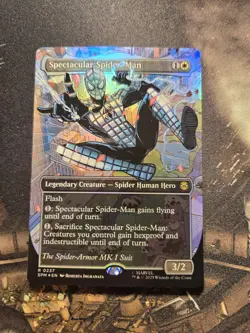 Spectacular Spider-Man (0237) (Borderless) (Textured Foil) Marvel's Spider-Man - Image 1