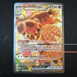 Dachsbun EX 169/142 SIR NEAR MINT ENGLISH POKEMON CARD - Image 1
