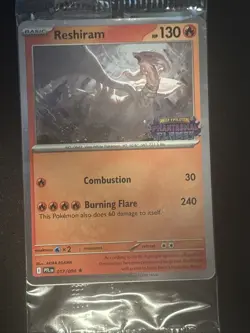 Sealed Reshiram 017/094 Pokemon Phantasmal Flames Stamped Barnes & Noble Promo - Image 1