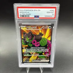 2024 Pokemon TCG Shrouded Fable Ultra Rare FULL ART OKIDOGI EX #082 PSA 10 - Image 1