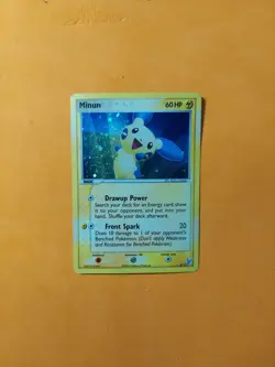Pokemon TCG Minun EX Trainer Kit 2 6/12 Holo Common HP - Image 1