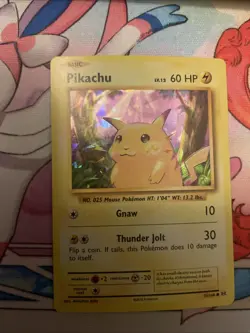 Pokemon - Pikachu 35/108 (Cracked Ice Holo) #035/108 - Deck Exclusives Holo - Image 1