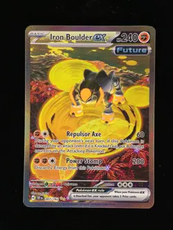 Iron Boulder 207/162 Pokemon Temporal Forces (TEF) 2024 NM 🔥🔥🔥 - Image 1