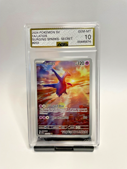 AGS 10 Gem Mint Latios 203/191 Surging Sparks IR Ai Graded Pokemon - Image 1