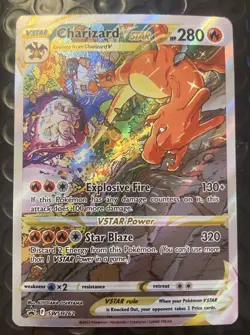 Pokemon TCG Charizard VSTAR SWSH262 UPC Black Star Promo NM - Image 1