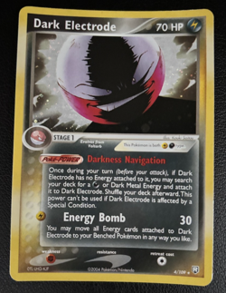Dark Electrode EX Team Rocket Returns 4/109 Rare Holo Pokemon TCG - LP - Image 1