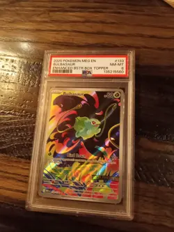 2025 Pokemon MEG EN- Mega Evolutions Bulbasaur #133 PSA 8 - Image 1