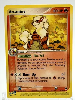 Pokemon TCG Arcanine 15/100 Ex Sandstorm 2003 Vintage Rare - Image 1