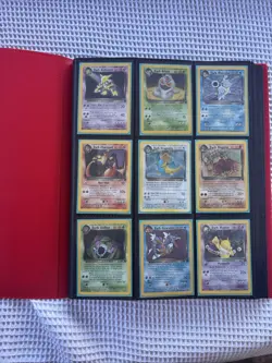 Pokemon Team Rocket Complete Set 83/82 Unlimited WOTC 2000 Dark Charizard MP-DMG - Image 1