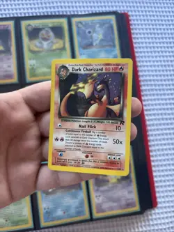 Pokemon Team Rocket Complete Set 83/82 Unlimited WOTC 2000 Dark Charizard MP-DMG - Image 2