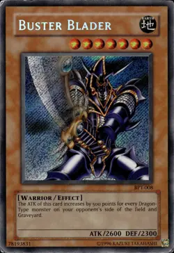 Buster Blader - Secret Rare BPT-008 - DMG. - YuGiOh - Image 1