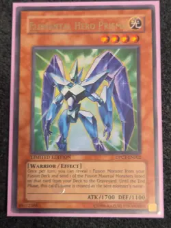 Yugioh Ultra Rare Elemental Hero Prisma DPCT-EN002 LP. - Image 1