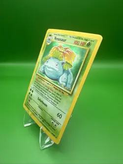 Pokemon TCG Venusaur Base Set Holo Unlimited Rare Card 15/102 1999 MP - Image 3