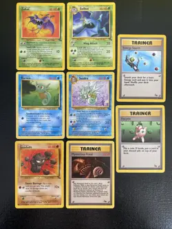 Lot of 8-VINTAGE - Pokemon Cards WOTC - Fossil - Hp- Lot 13 - Image 1