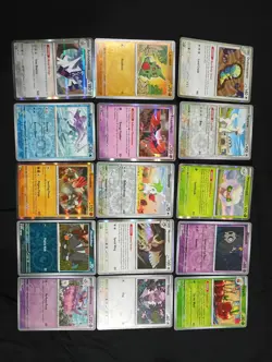 Pokemon TCG Mixed Lot - 15 cards- prismatic evolutions holo/reverse holo #2 - Image 1