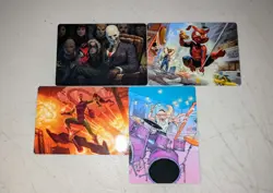Magic the Gathering Spider-Man Art Cards Lot of 4 - Image 1