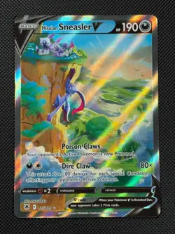 Hisuian Sneasler V 175/189 SPECIAL ART Pokemon Card Astral Radiance Holo Rare - Image 1