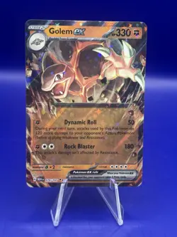 Golem EX 76/165 Holo Ultra Rare Scarlet And Violet Pokemon 151 Card - Image 1