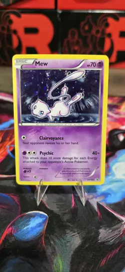 Mew XY192 Black Star Promo Holo Rare Pokemon Card 2017 LP - Image 1