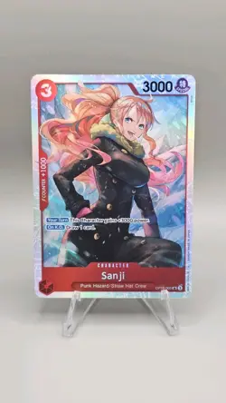 Sanji OP10-005 English SR Royal Blood One Piece Card Game - Image 1