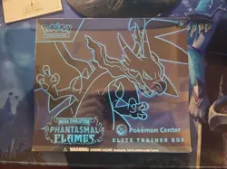 Pokemon TCG Trading Card Game Phantasmal Flames Center PC ETB Elite Trainer Box - Image 1