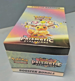 Pokemon TCG Prismatic Evolutions Booster Bundle Display Factory Sealed - Image 1