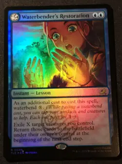 Waterbender's Restoration - Foil - TLE - MTG - EN - NM - 0099 - Image 1