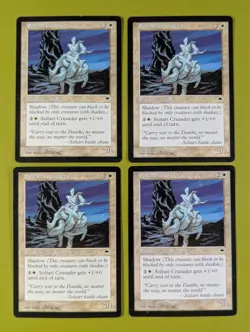 Soltari Crusader x4 Tempest 4x Playset Magic the Gathering MTG - Image 1