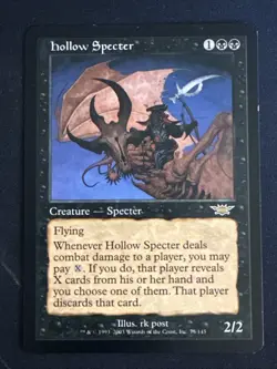1x Hollow Specter (75) Legions LP MTG Magic the Gathering x1 MKE - Image 1