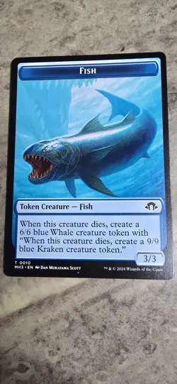 Fish Token Modern Horizons 3 Regular MTG NM - Image 1