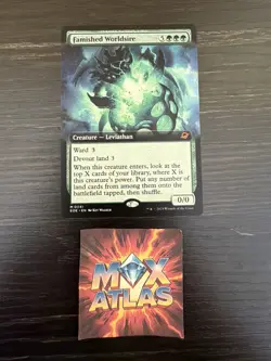 MTG - Famished Worldsire - Edge of Eternities - Extended Art - Regular - Image 1