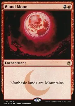 MTG Magic the Gathering Blood Moon (122/267) Masters 25 - Image 1