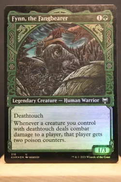 Fynn the Fangbearer Foil LP Showcase Kaldheim MTG Magic The Gathering ManaFam - Image 1